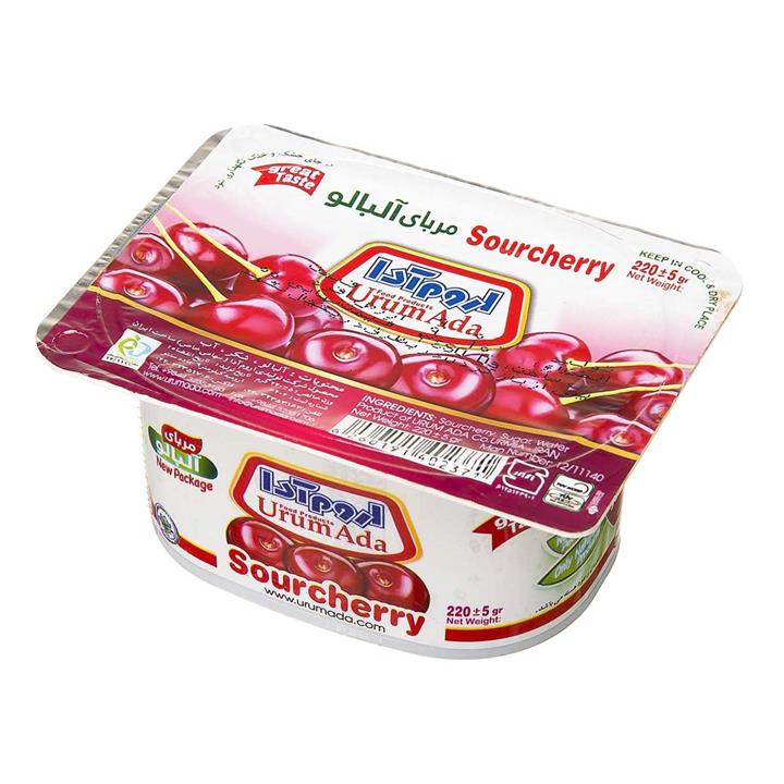 مربا آلبالو 220 گرمی اروم‌آدا